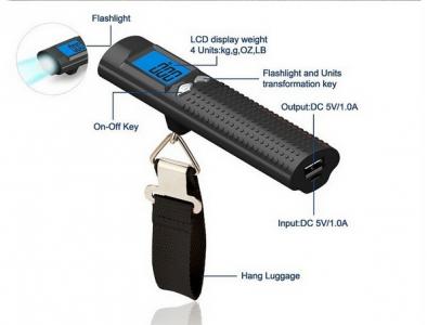 Digital Luggage Scale/Travel Scale LS035 with max 50kg