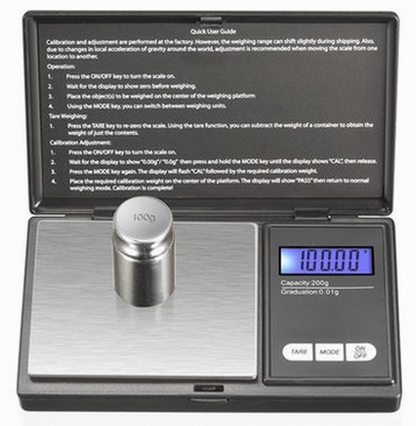Digital pocket scale PJS03 with max 600g
